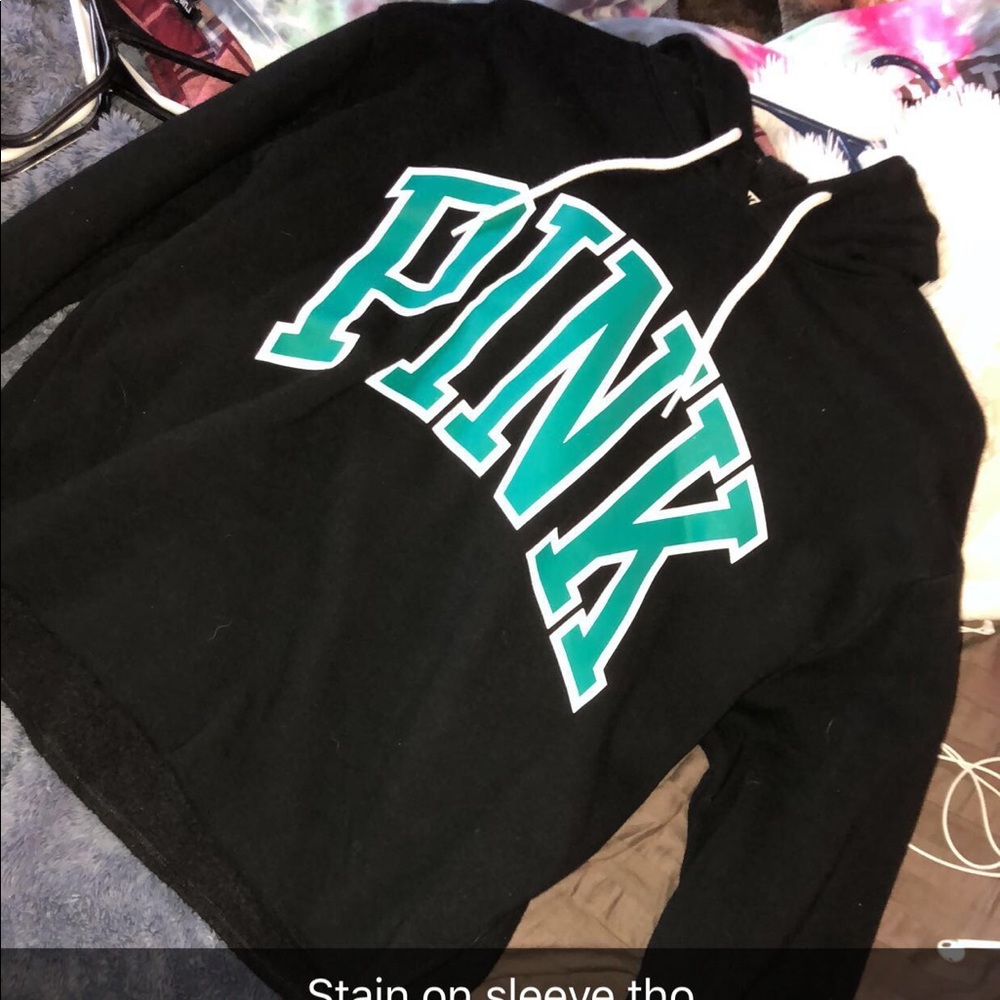 Pink Cropped Sweatshirt